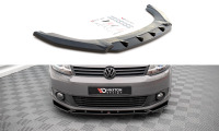 Maxton Design Front extension black gloss - VW Caddy MK3...