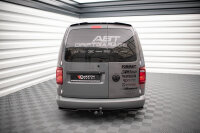 Maxton Design Middle diffuser rear extension black gloss - VW Caddy MK3 Facelift