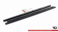 Maxton Design Side skirts extension extension black gloss - VW Caddy MK5