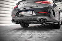 Maxton Design Middle diffuser rear extension DTM Look black gloss - Mercedes-AMG CLS 53 C257