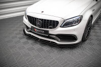 Maxton Design Front extension V.1 black gloss - Mercedes-AMG C63 Coupe C205 Facelift