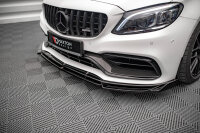 Maxton Design Front extension V.2 black gloss - Mercedes-AMG C63 Coupe C205 Facelift