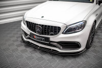 Maxton Design Front extension V.3 black gloss - Mercedes-AMG C63 Coupe C205 Facelift