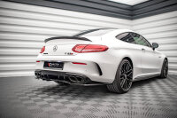 Maxton Design Middle diffuser rear extension DTM Look black gloss - Mercedes-AMG C 63 AMG Coupe C205 Facelift