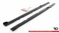 Maxton Design Side skirts extension extension V.2 black gloss - Mercedes-AMG C 63 AMG Coupe C205 Facelift