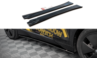 Maxton Design Side skirts extension extension black gloss...