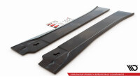 Maxton Design Side skirts extension extension black gloss - BMW i3 MK1 Facelift