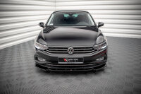 Maxton Design Front extension V.1 black gloss - VW Passat...