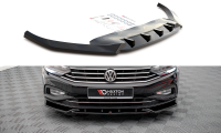 Maxton Design Front extension V.2 black gloss - VW Passat...