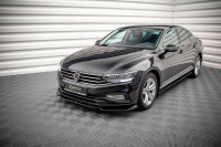 Maxton Design Side skirts extension extension black gloss - VW Passat B8 Facelift