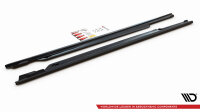 Maxton Design Side skirts extension extension black gloss - VW Passat B8 Facelift