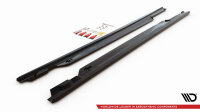 Maxton Design Side skirts extension extension black gloss - VW Passat B8 Facelift