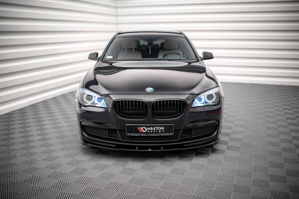 Maxton Design Front extension V.1 black gloss - BMW 7 M-Package F01