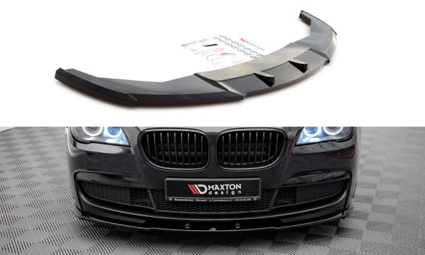 Maxton Design Front extension V.1 black gloss - BMW 7 M-Package F01