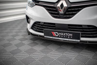 Maxton Design Front extension V.1 black gloss - Renault Clio MK5