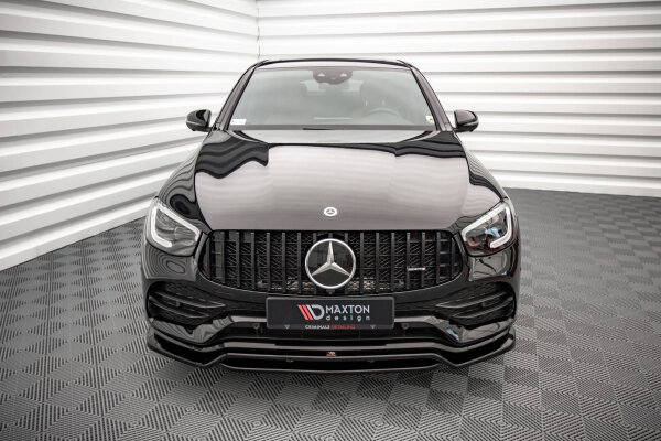 Maxton Design Front extension black gloss - Mercedes GLC Coupe AMG-Line C253 Facelift