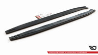 Maxton Design Side skirts extension extension black gloss - Mercedes GLC Coupe AMG-Line C253 Facelift