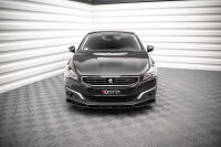 Maxton Design Front extension V.1 black gloss - Peugeot 508 GT MK1 Facelift