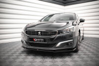 Maxton Design Front extension V.2 black gloss - Peugeot 508 GT MK1 Facelift