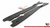 Maxton Design Side skirts extension extension black gloss - Chevrolet Corvette C8