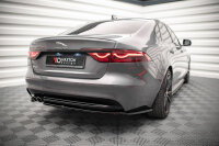 Maxton Design Rear extension Flaps diffuser black gloss - Jaguar XF R-Sport MK2