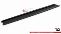 Maxton Design Side skirts extension extension black gloss - Jaguar XF R-Sport MK2