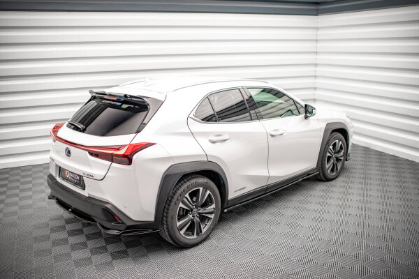 Maxton Design Side skirts extension extension black gloss - Lexus UX MK1