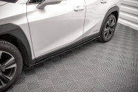 Maxton Design Seitenschweller Ansatz schwarz Hochglanz - Lexus UX MK1