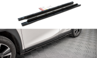 Maxton Design Side skirts extension extension black gloss...