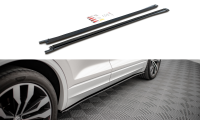 Maxton Design Side skirts extension extension black gloss - VW Touareg R-Line MK3