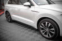 Maxton Design Side skirts extension extension black gloss - VW Touareg R-Line MK3