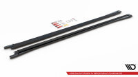 Maxton Design Side skirts extension extension black gloss - VW Touareg R-Line MK3