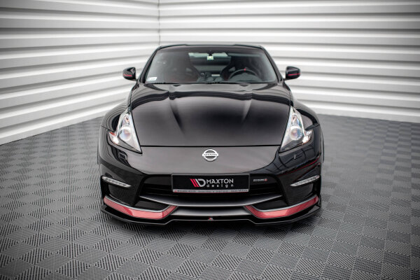 Maxton Design Front extension V.3 black gloss - Nissan 370Z Nismo Facelift