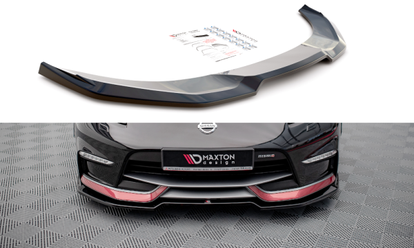 Maxton Design Frontansatz V.3 schwarz Hochglanz - Nissan 370Z Nismo Facelift