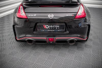 Maxton Design Middle diffuser rear extension black gloss - Nissan 370Z Nismo Facelift