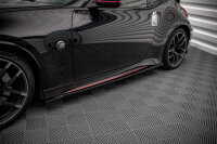 Maxton Design Side skirts extension extension V.1 black gloss - Nissan 370Z Nismo Facelift