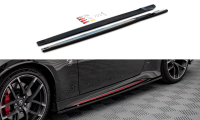 Maxton Design Side skirts extension extension V.2 black...