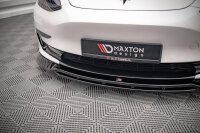 Maxton Design Front extension V.3 black gloss - Tesla Model 3