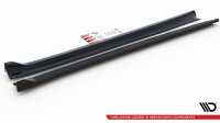 Maxton Design Side skirts extension extension V.2 black gloss - Tesla Model 3