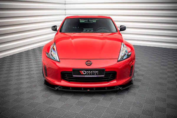 Maxton Design Front extension V.3 black gloss - Nissan 370Z Facelift