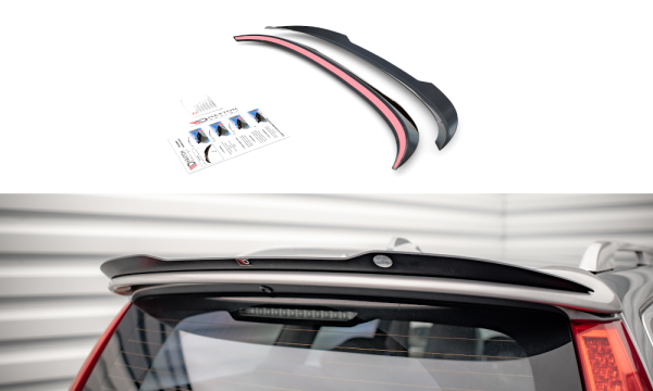 Maxton Design Spoiler Cap V.2 schwarz Hochglanz - Volvo V70 MK3