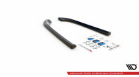 Maxton Design Rear extension Flaps diffuser black gloss - Volvo V70 MK3