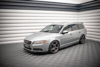 Maxton Design Side skirts extension extension black gloss - Volvo V70 MK3