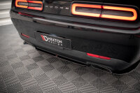 Maxton Design Middle diffuser rear extension black gloss - Dodge Challenger RT MK3 Facelift