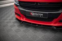 Maxton Design Front extension V.1 black gloss - Dodge Charger RT MK7 Facelift