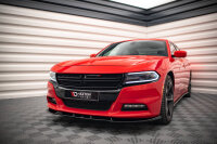 Maxton Design Front extension V.1 black gloss - Dodge Charger RT MK7 Facelift