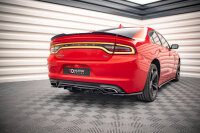 Maxton Design Middle diffuser rear extension DTM Look black gloss - Dodge Charger RT MK7 Facelift