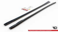 Maxton Design Side skirts extension extension black gloss - Dodge Charger RT MK7 Facelift