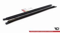 Maxton Design Side skirts extension extension black gloss - VW Tiguan Allspace MK2