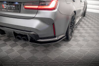 Maxton Design Heckansatz Flaps Diffusor V.2 schwarz Hochglanz - BMW M3 G80